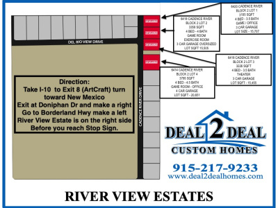 River View Estate, El Paso, Texas 79932, ,Lot,For Sale,1056